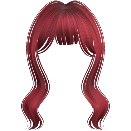 Cute Mystique Long Soft Bangs (Red)