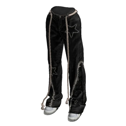 Black Y2K Baggy Urban Goth Jeans