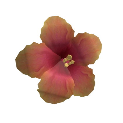 Hibiscus Summer Flower Pin