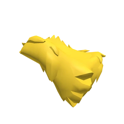 Yellow Messy Fluff Fur