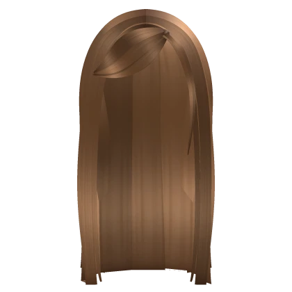 caramel long hair w/ swoop bangs