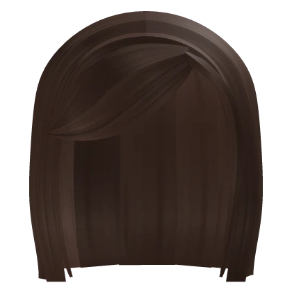 brown short hair w/ swoop bangs