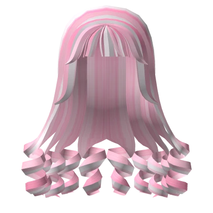 strawberry cream gyaru princess curled hair