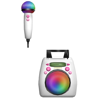 Y2K Karaoke Machine Rainbow