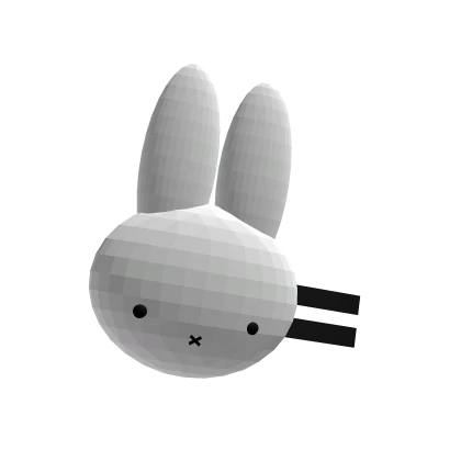 Kawaii Bunny Hair Clip (White)