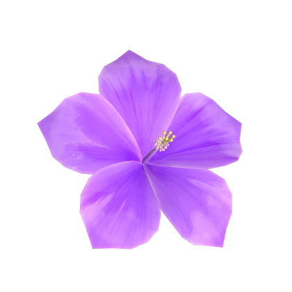 Purple Hibiscus Hair Flower 🌺