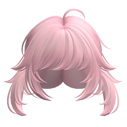 Cute Swooped Pigtails (Pink)