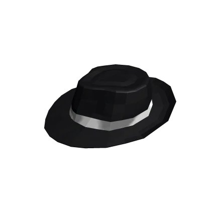 Black Sparkle Time Fedora