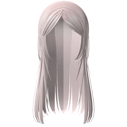  Cute Baby Pink Long Wispy Straight Emo Doll Hair