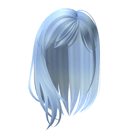 horror game protagonist girl hair in blue