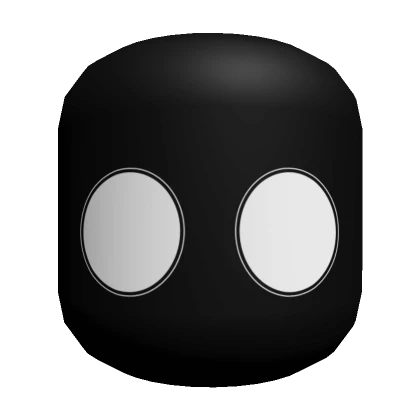 Black White Eyes Outline Mask