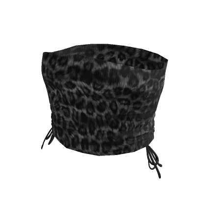 Y2K Leopard Print Tube Top