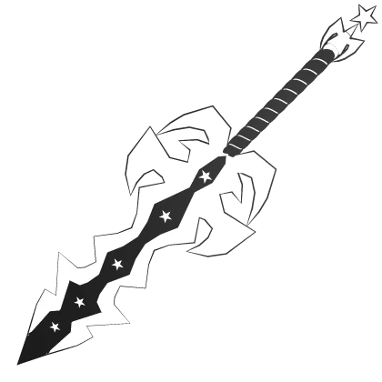 Eternal Neon Black & White Sword