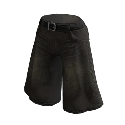 Dark Brown Y2K Jorts
