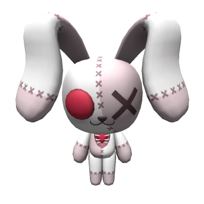 Albino Zombunny Backpack Plush