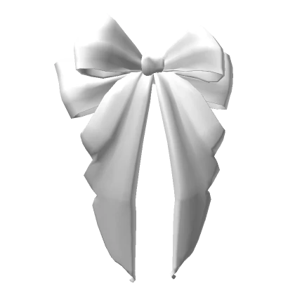 Cute Hair Bow [White]