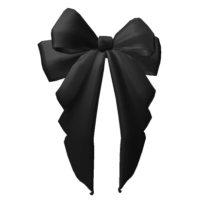 Cute Hair Bow [Black]