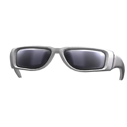 Y2K Raised Sunglasses White