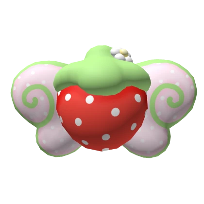 Kawaii strawberry wings