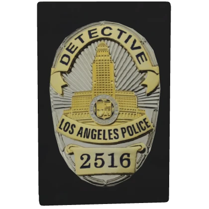 LAPD Detective Badge