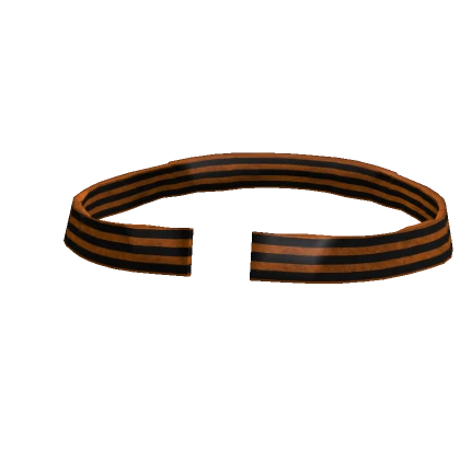 6b47 Orange Striped Helmet Band V2