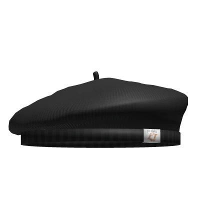 cute black baret