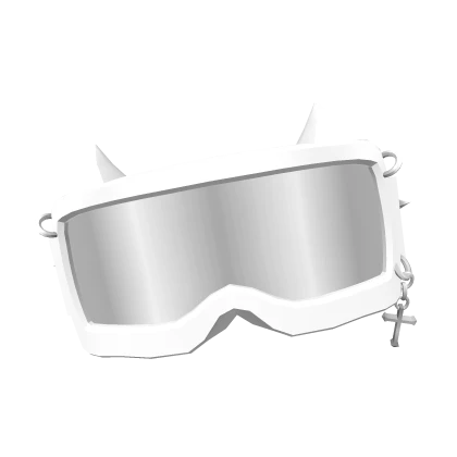 Emo Snow Angled Goggles White