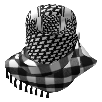 Palestine Houndstooth Tactical Keffiyeh Scarf