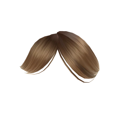 Swept Bangs In Caramel