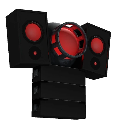 Red Boombox (Frontal)