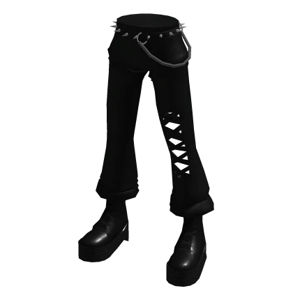 Goth Trousers with Boots