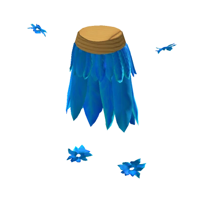 Blue Hula Skirt