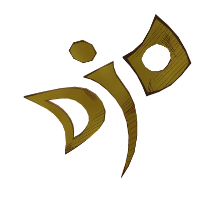 Diego's Dio Engraved Mark