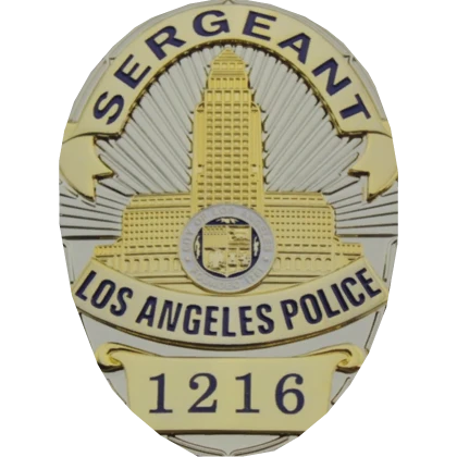 LAPD SGT Badge