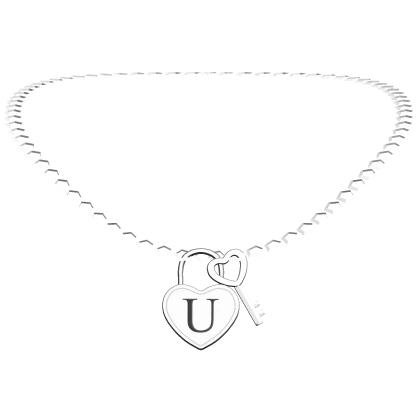 Initial Necklace U