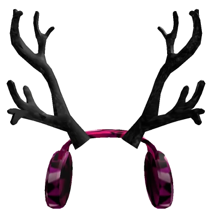 (CODE: ROSECW) CW Rose Quartz: Black Antlers 