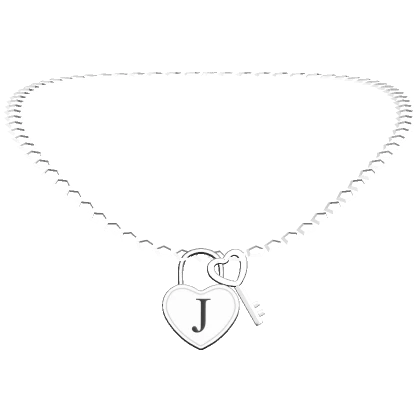 Initial Necklace J