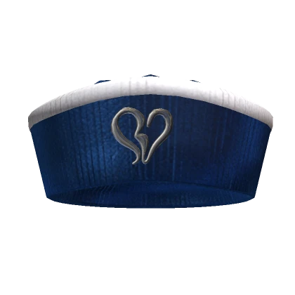 COSMIC Blue Satin Sailor Hat