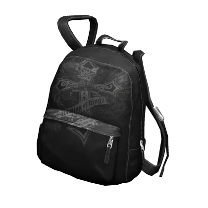 Off Shoulder Black Backpack 1.0