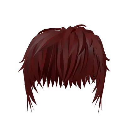 red messy long hair 4.0