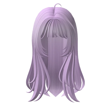 Cute wavy purple hair