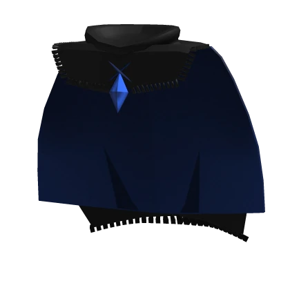 Black and Blue Light Cape