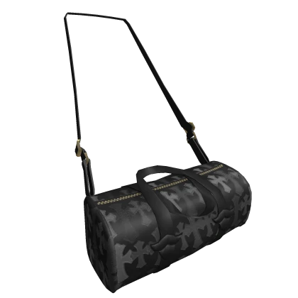 Chrome Hearts Black Crossbody Duffel Bag 1.0