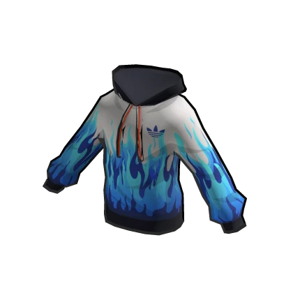 adidas Void Hoodie Blue Flame on White