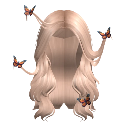 Majestic Wavy Butterfly Hair Blonde