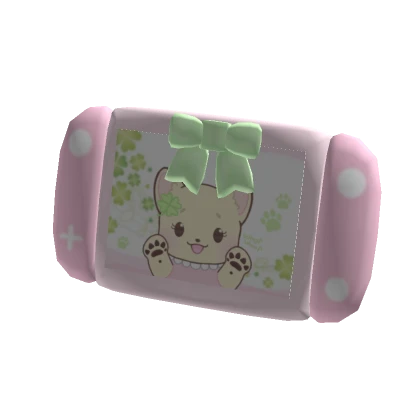 𐔌. ݁♫ kawaii sweet clover puppy game console