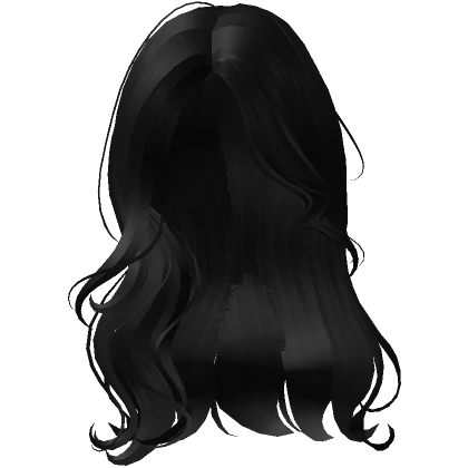 ♡ glamorous voluminous waves black 