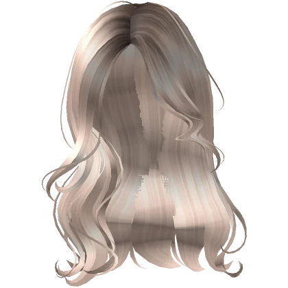 ♡ glamorous voluminous waves platinum blonde