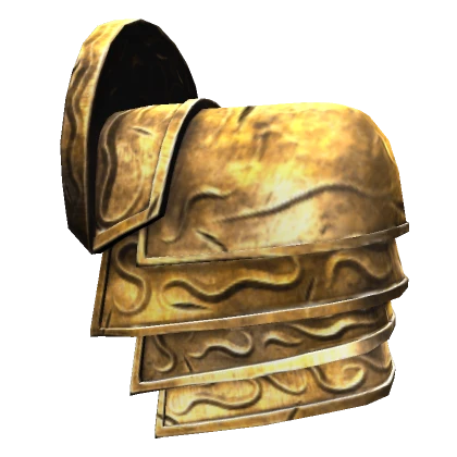 Gold Ornamental Knight Left Pauldron