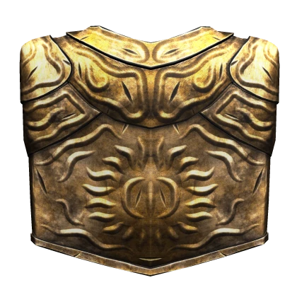 Gold Ornamental Knight Chestplate